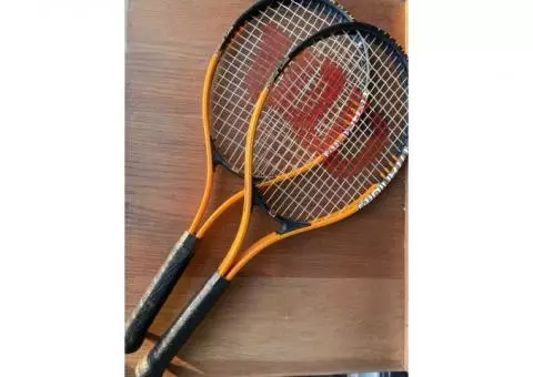 Wilson Tennis Rackets (pair)